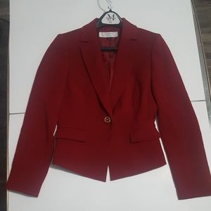 Red Elie Tahari Blazer